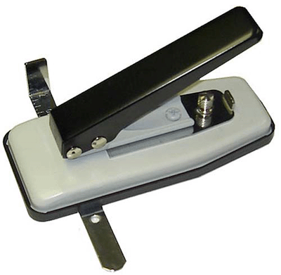 Akiles CSP-G Desk top Steel ID Card Badge Slot Hole Punch with side & depth guides