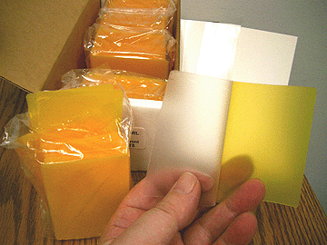 2 1/4 x 3 3/4 MATTE/CLEAR Business Card Laminating Pouches